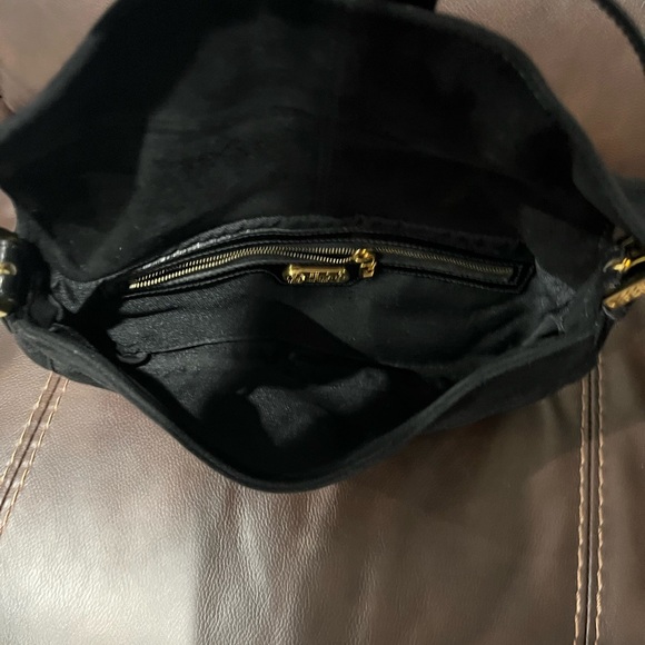 Fendi baguette in black suede vintage - Picture 6 of 11